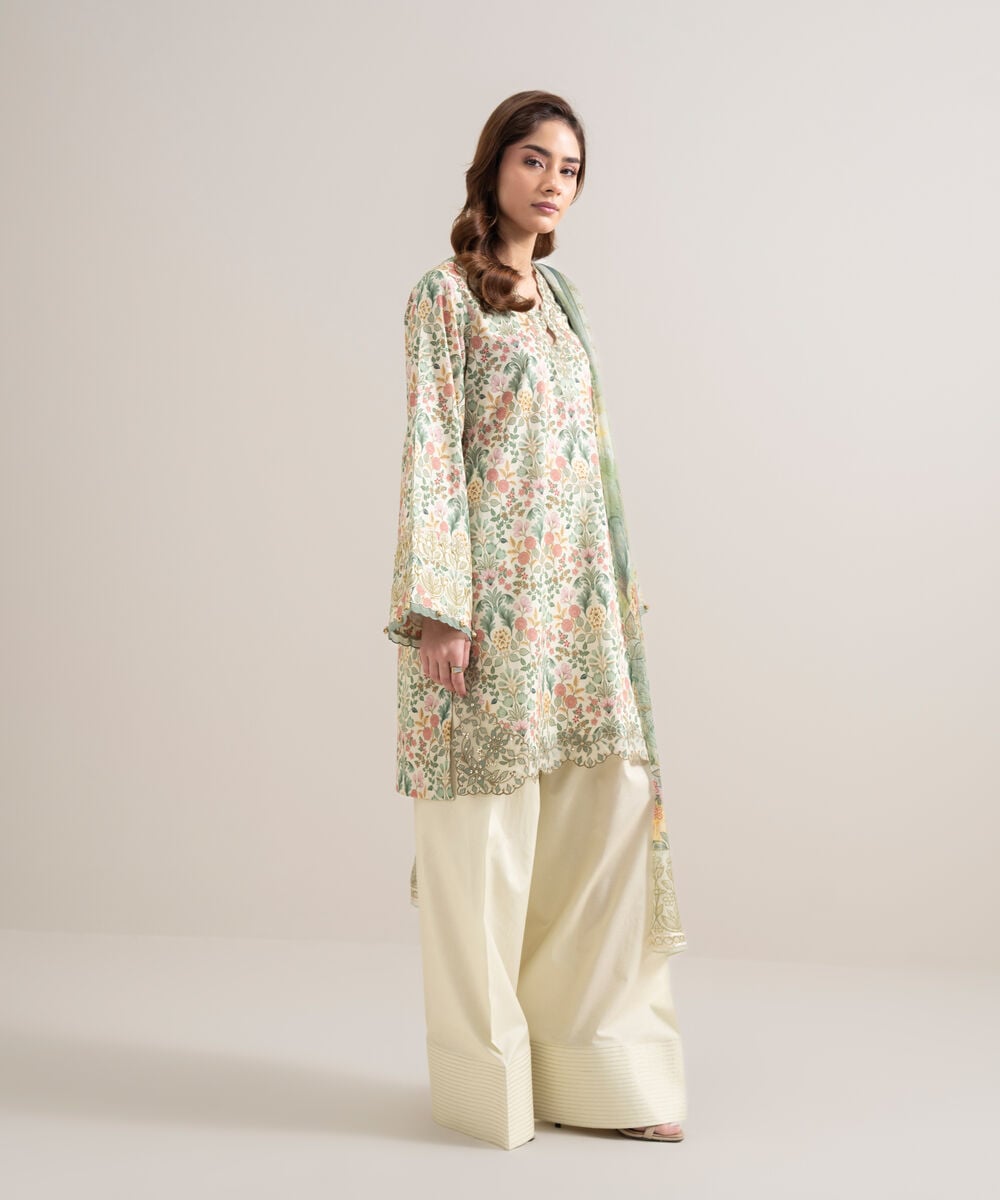 3 Piece - Embroidered Lawn Suit