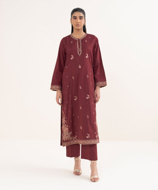 Embroidered Cotton Viscose Shirt