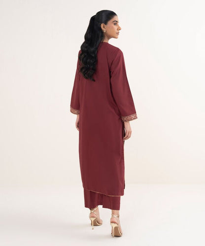 Embroidered Cotton Viscose Shirt