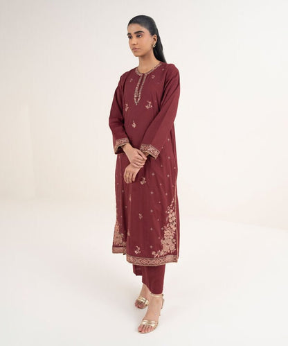 Embroidered Cotton Viscose Shirt