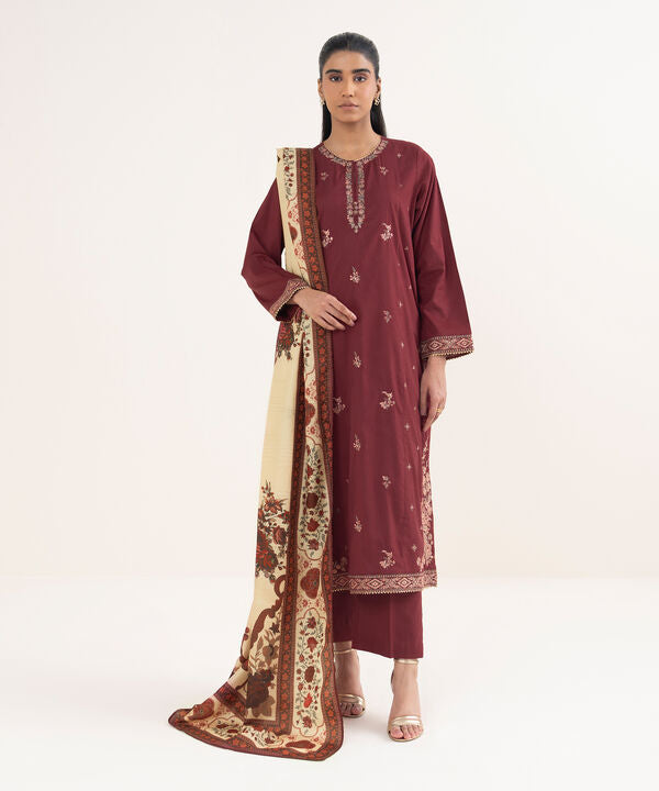 Embroidered Cotton Viscose Shirt