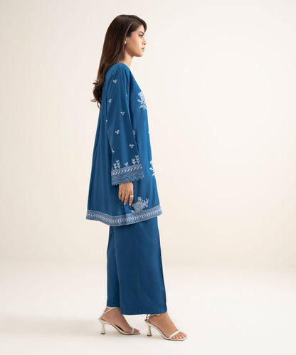 Embroidered Cotton Viscose Shirt
