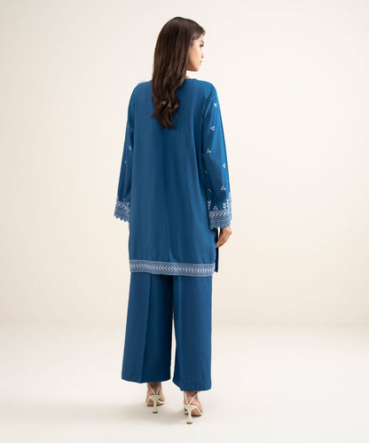 Embroidered Cotton Viscose Shirt