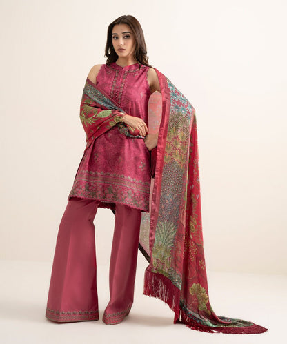 3 Piece - Embroidered Lawn Suit