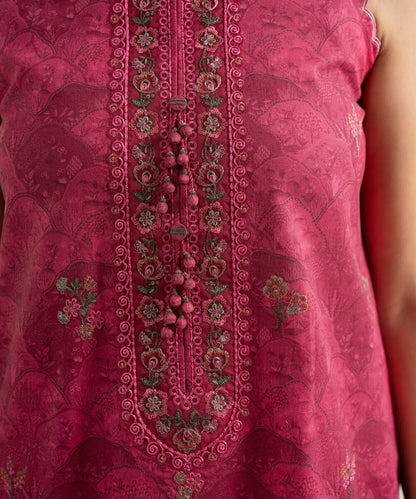 3 Piece - Embroidered Lawn Suit