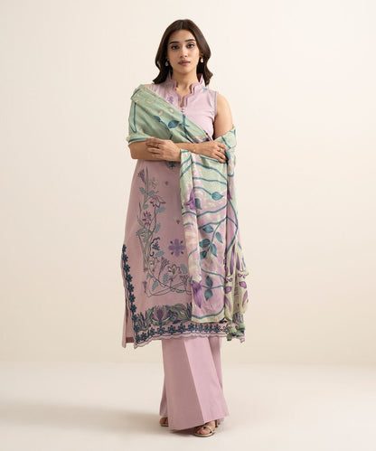 3 Piece - Embroidered Lawn Suit