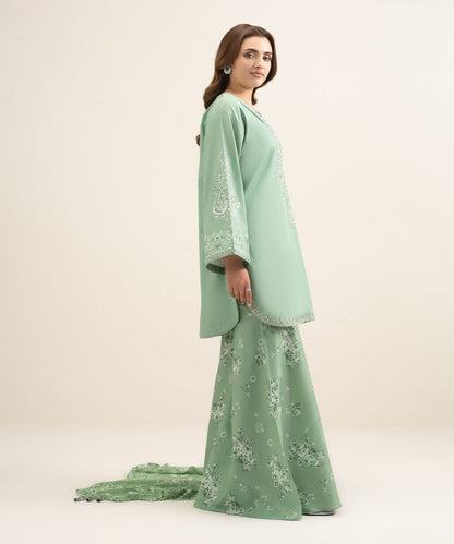 3 Piece - Embroidered Lawn Suit