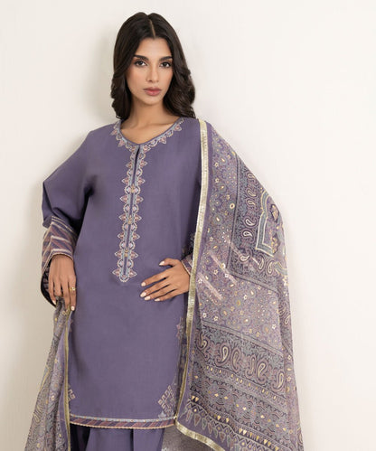 3 Piece - Embroidered Lawn Suit