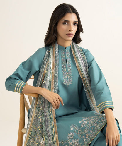 3 Piece - Embroidered Lawn Suit