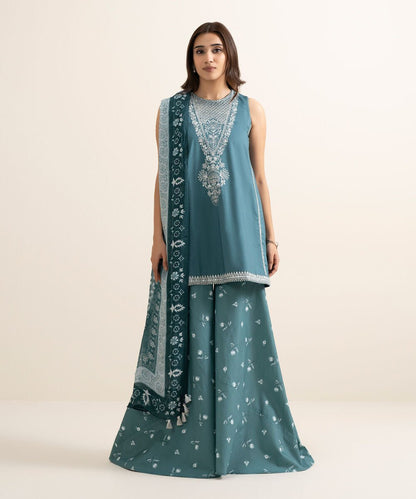 3 Piece - Embroidered Lawn Suit