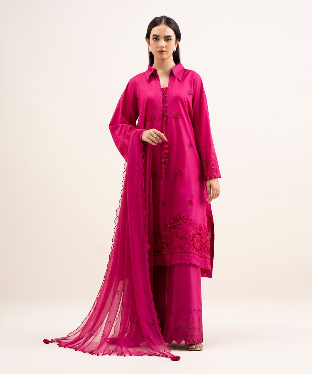 3 Piece - Embroidered Lawn Suit