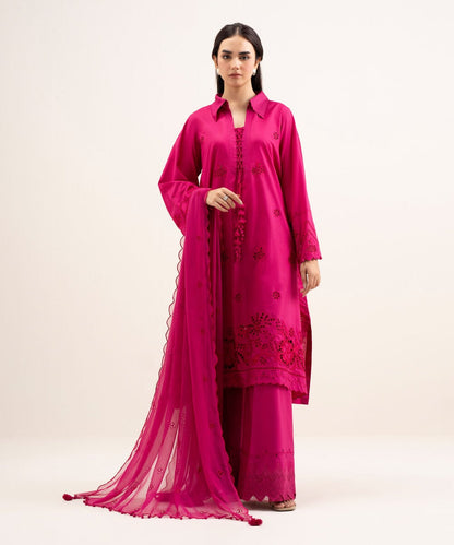 3 Piece - Embroidered Lawn Suit