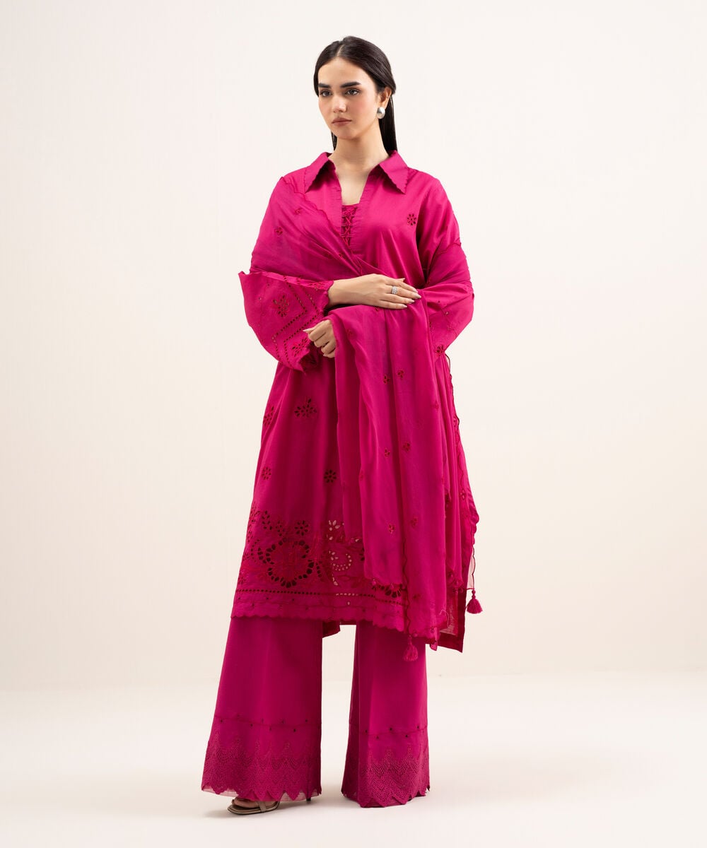 3 Piece - Embroidered Lawn Suit