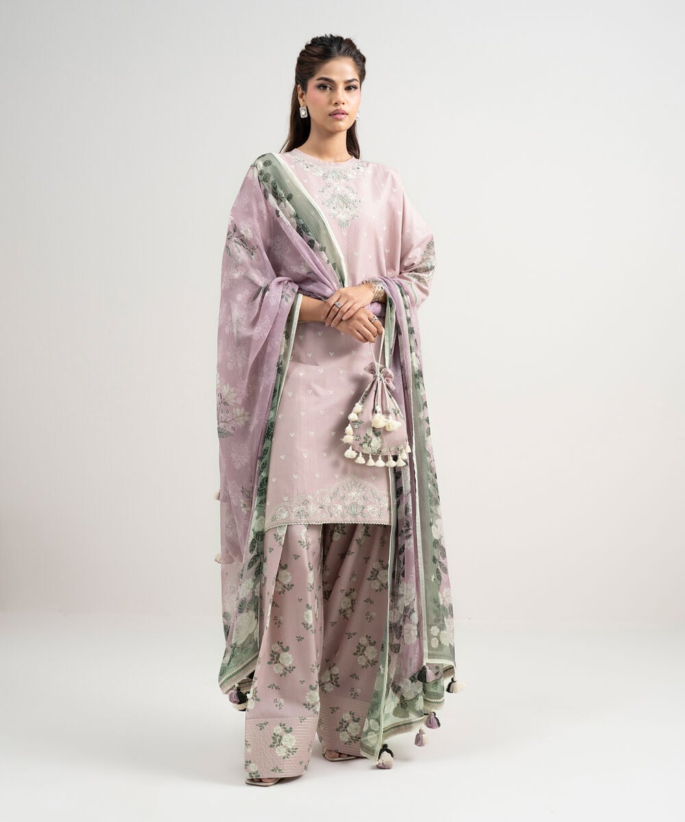 3 Piece - Embroidered Lawn Suit