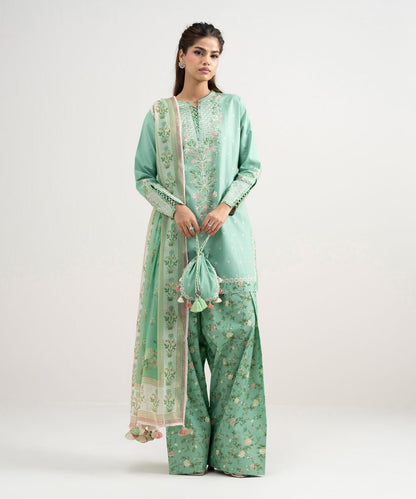 3 Piece - Embroidered Lawn Suit