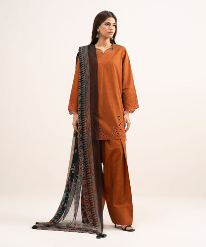 3 Piece - Embroidered Lawn Suit