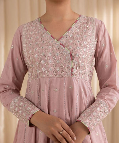 3 Piece - Embroidered Jacquard Suit (Stitched)