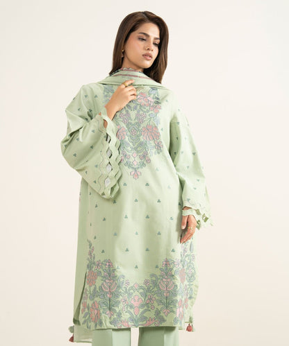 3 Piece - Embroidered Lawn Suit