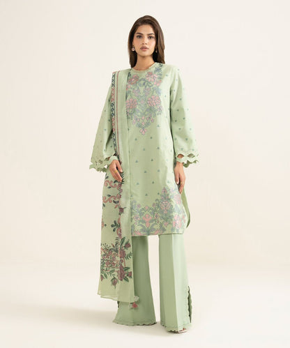 3 Piece - Embroidered Lawn Suit