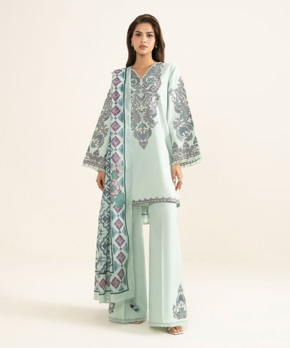 3 Piece - Embroidered Lawn Suit