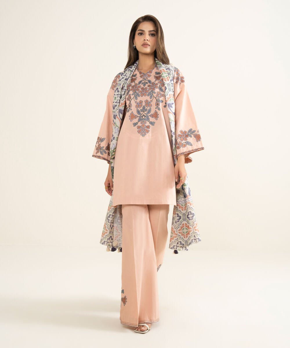 3 Piece - Embroidered Lawn Suit