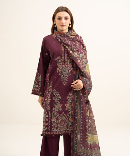 3 Piece - Embroidered Lawn Suit