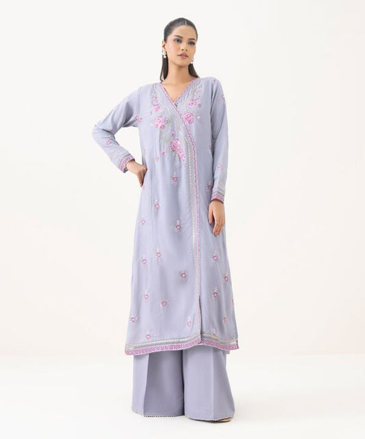 Embroidered Cotton Viscose Shirt