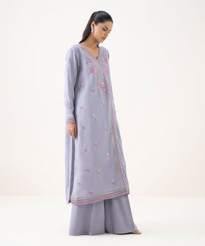 Embroidered Cotton Viscose Shirt