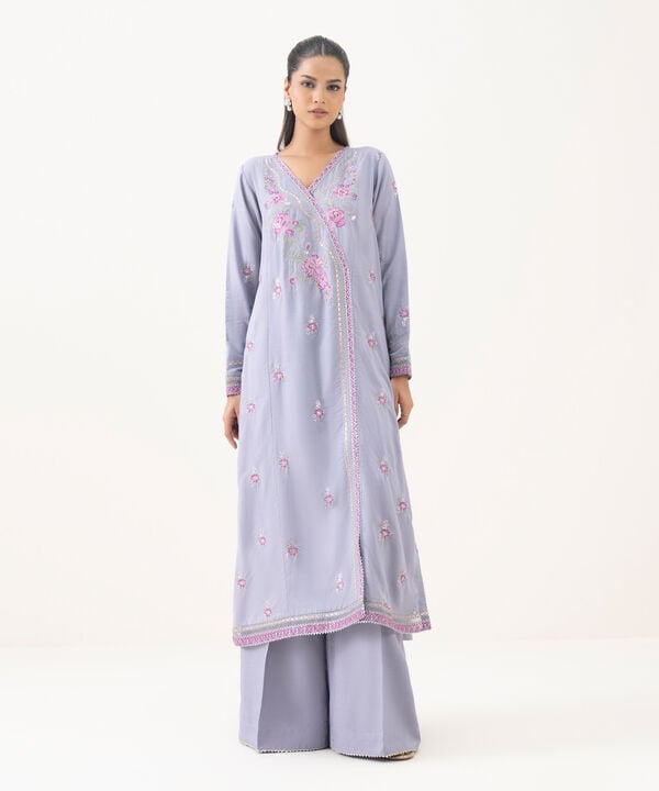 Embroidered Cotton Viscose Shirt