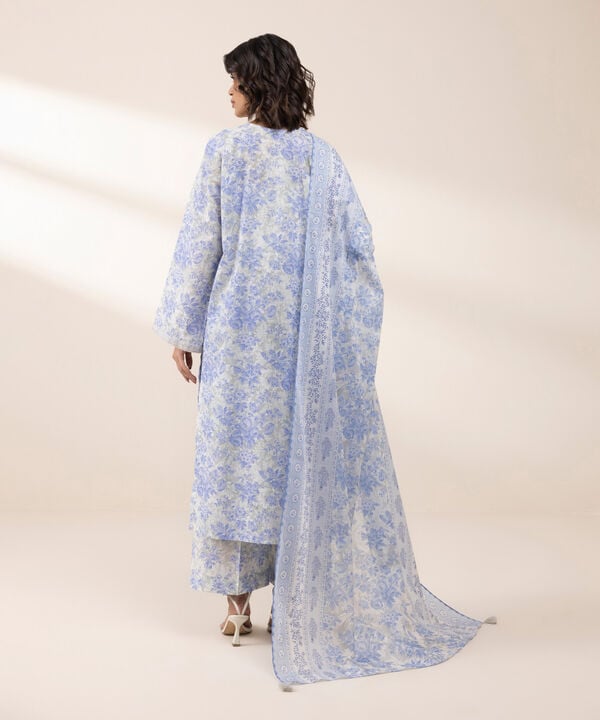 3 Piece - Embroidered Lawn Suit (Unstitched)