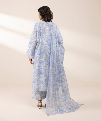3 Piece - Embroidered Lawn Suit (Unstitched)