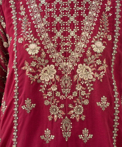 3 Piece - Embroidered Karandi Suit