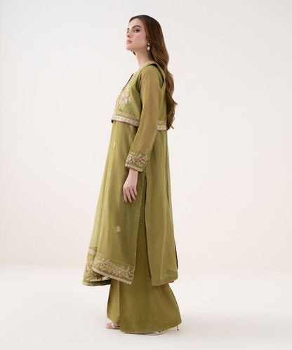 3 Piece - Embroidered Karandi Suit