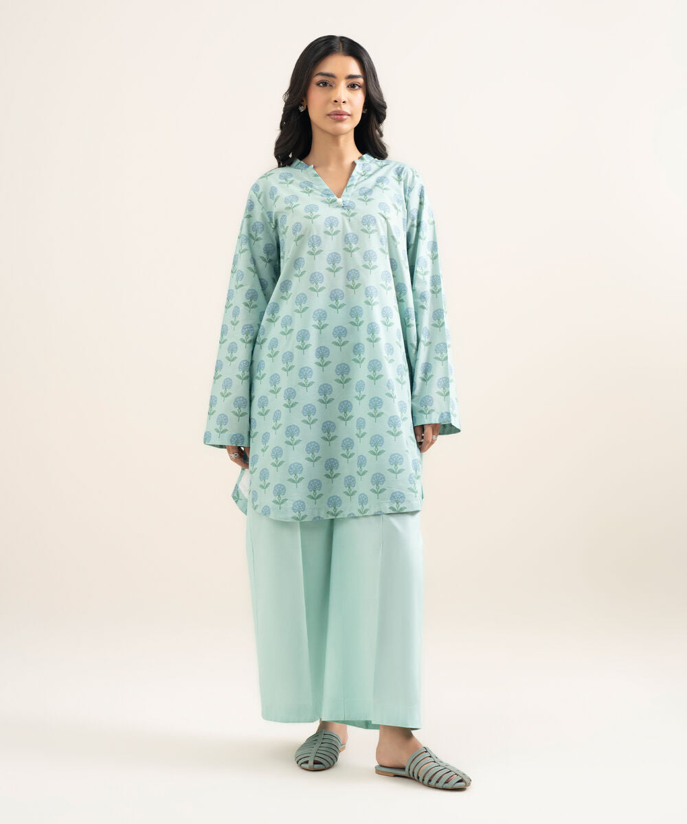 Printed Cotton Viscose Shirt