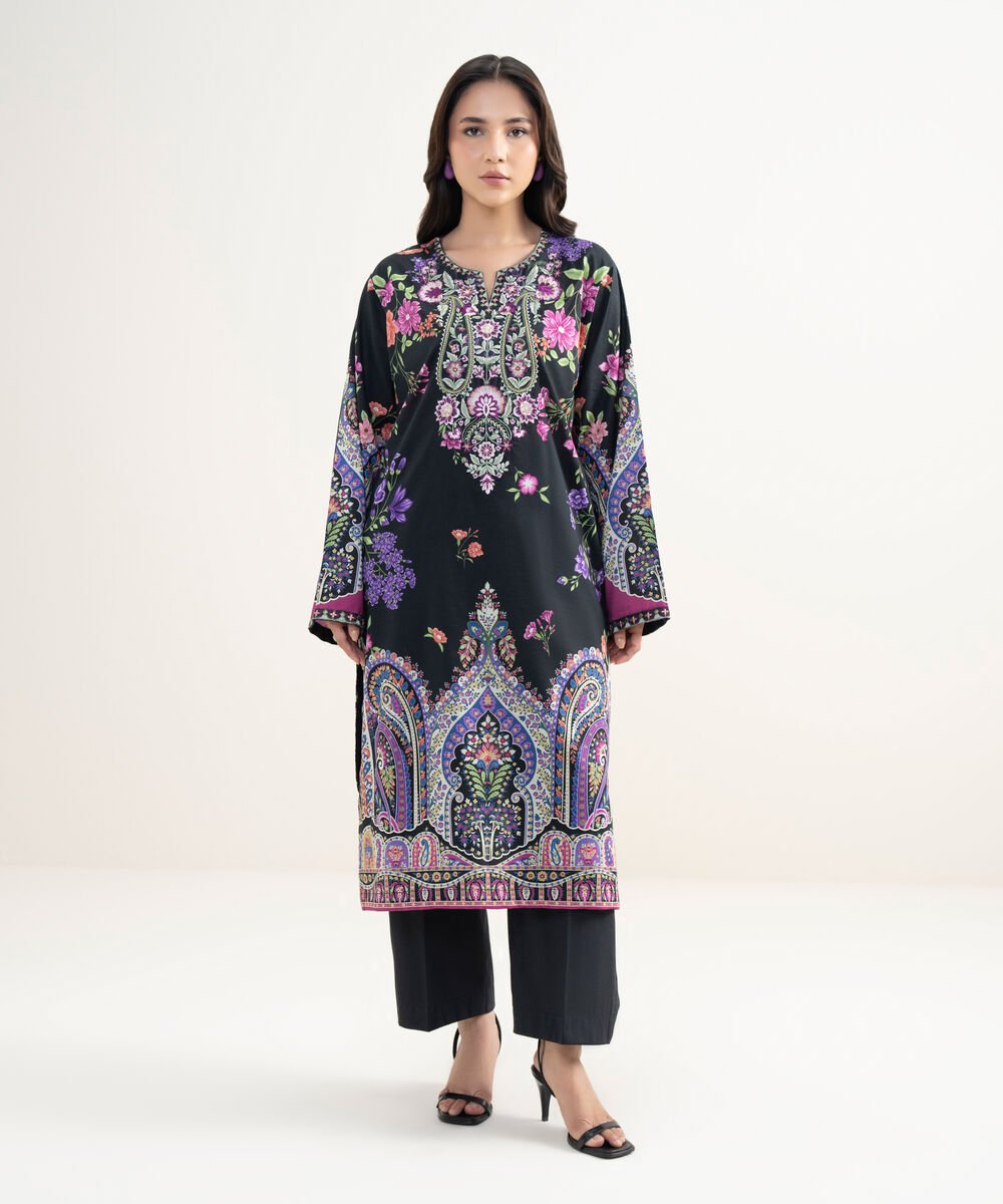Embroidered Cotton Viscose Shirt