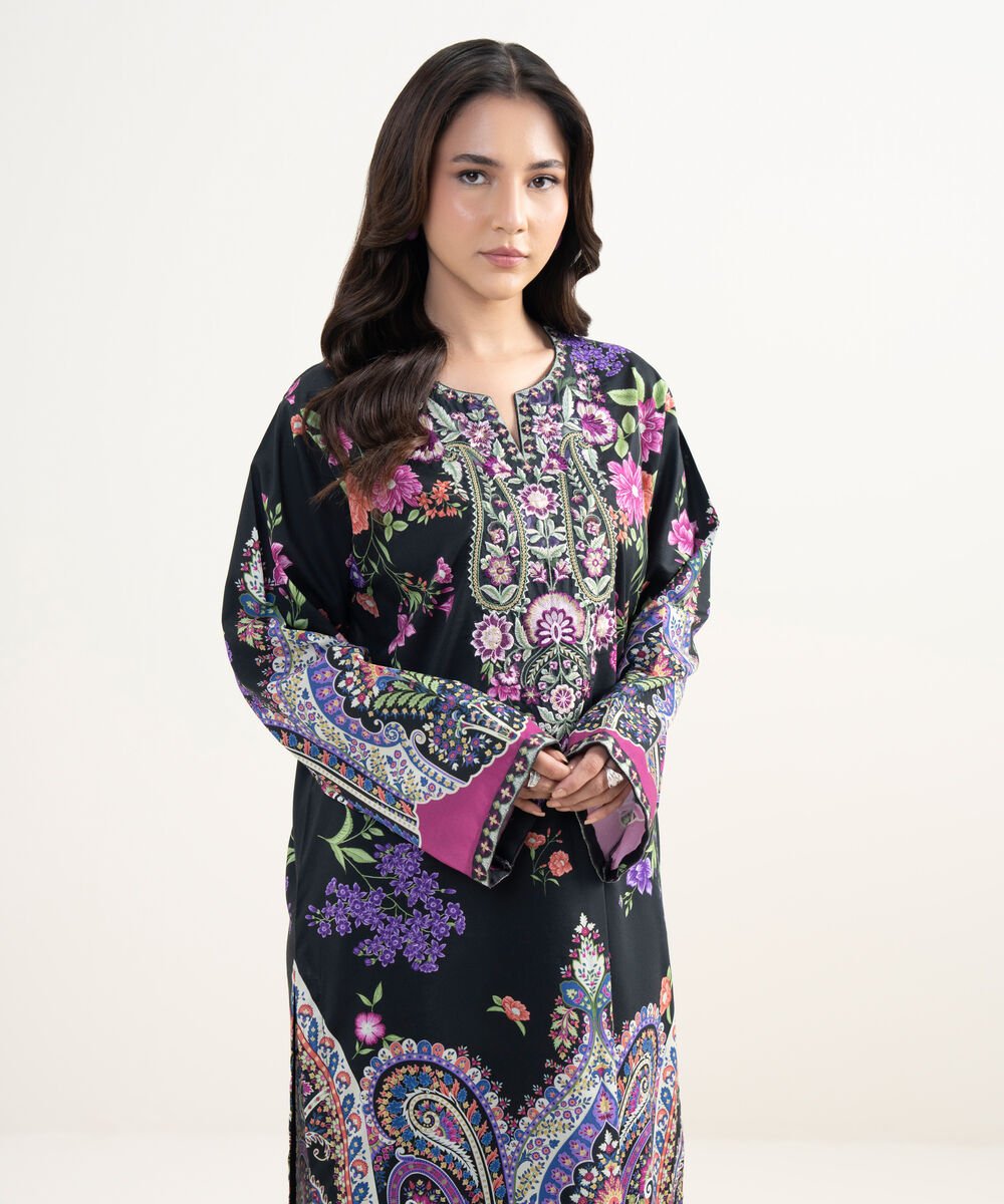 Embroidered Cotton Viscose Shirt