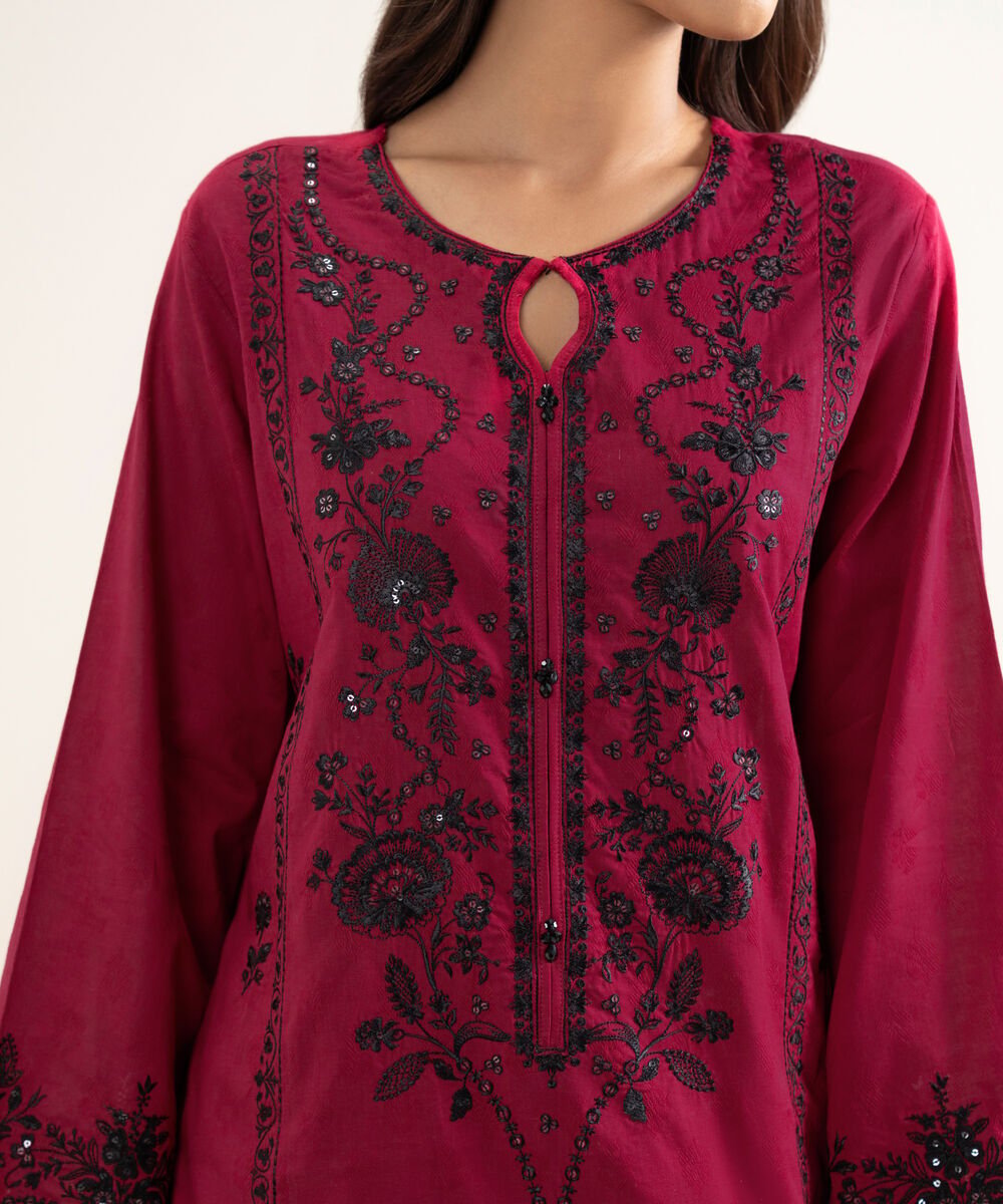 Embroidered Jacquard Shirt