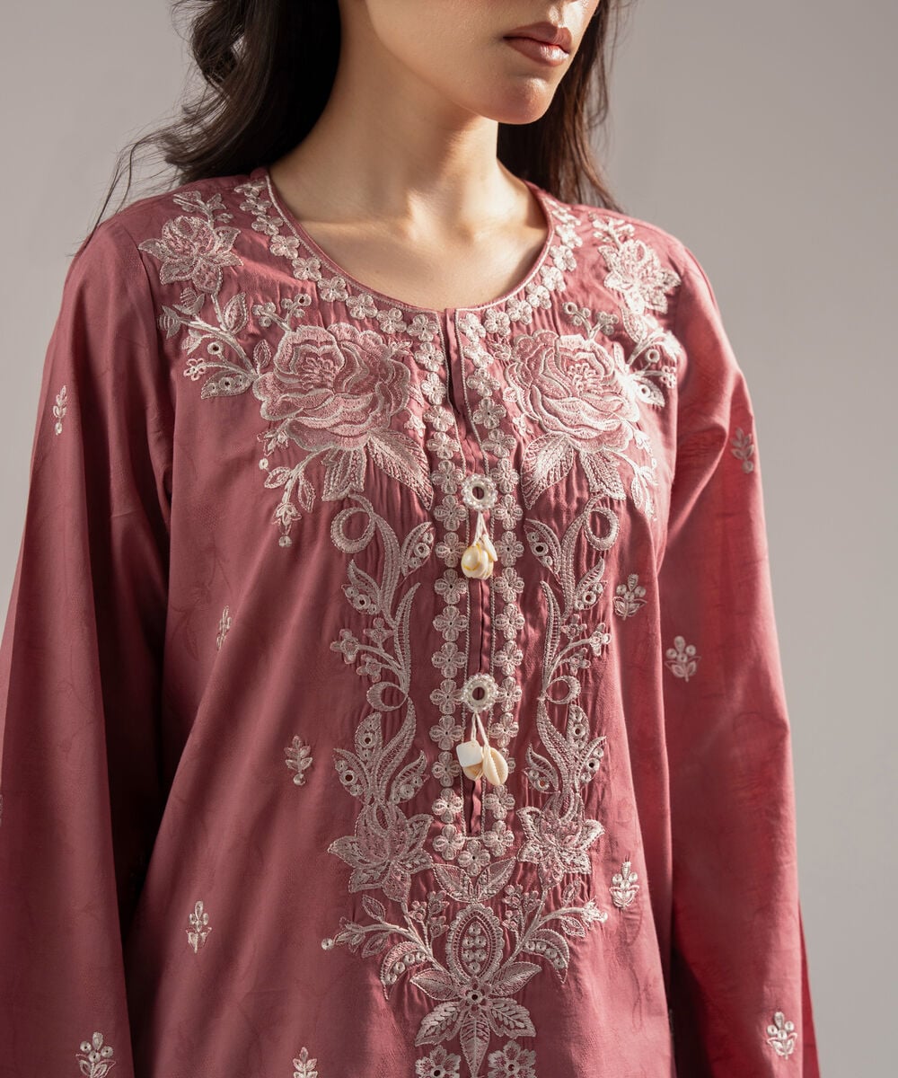 Embroidered Jacquard Shirt
