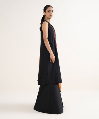 3 Piece - Embroidered Cotton Viscose Suit