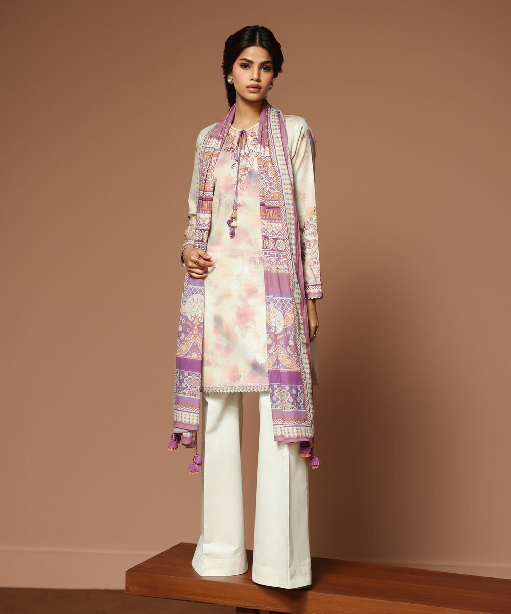 3 Piece - Embroidered Lawn Suit