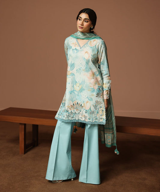 3 Piece - Embroidered Lawn Suit