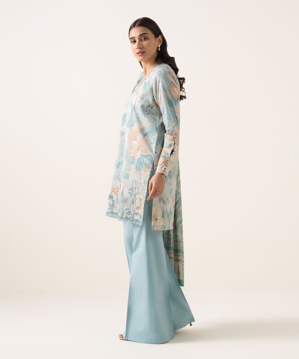 3 Piece - Embroidered Lawn Suit