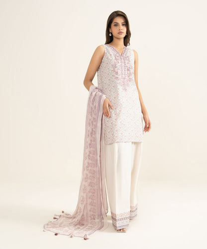 3 Piece - Embroidered Lawn Suit