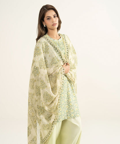 3 Piece - Embroidered Lawn Suit