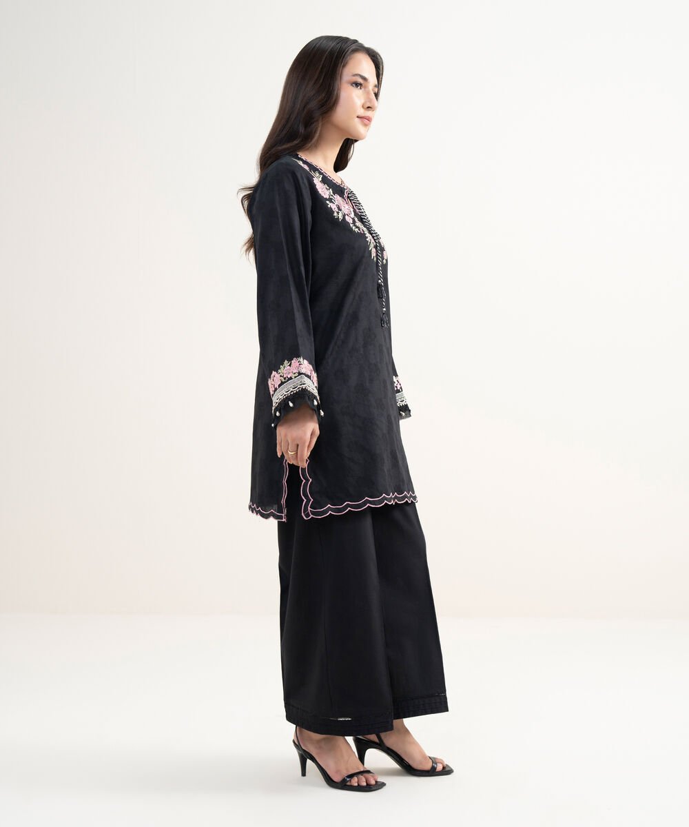 Embroidered Jacquard Shirt