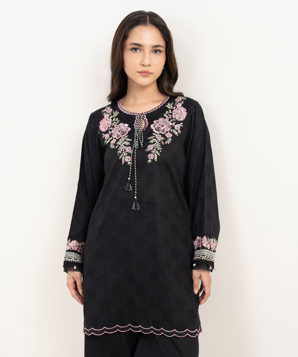 Embroidered Jacquard Shirt