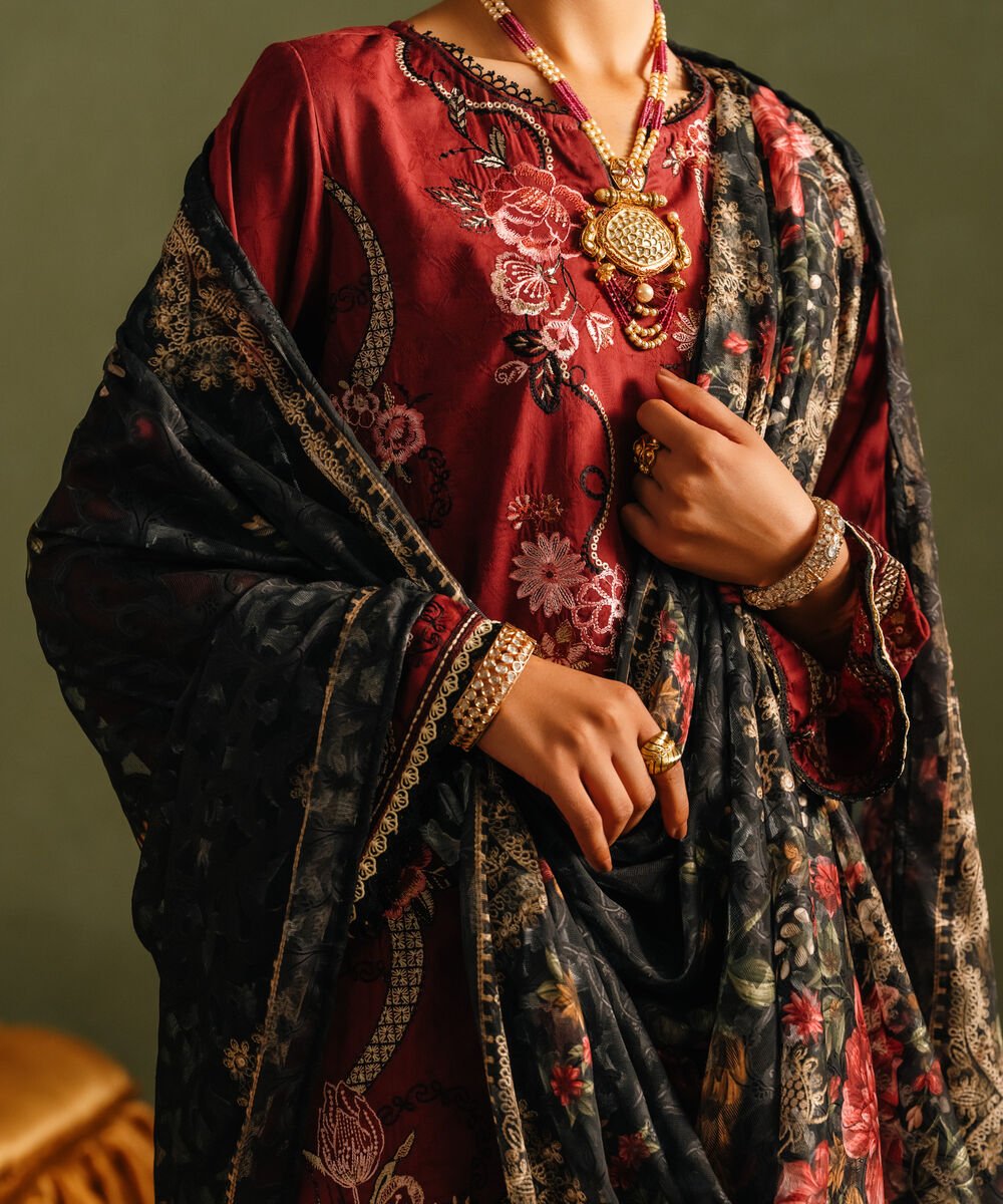 Embroidered Jacquard Shirt