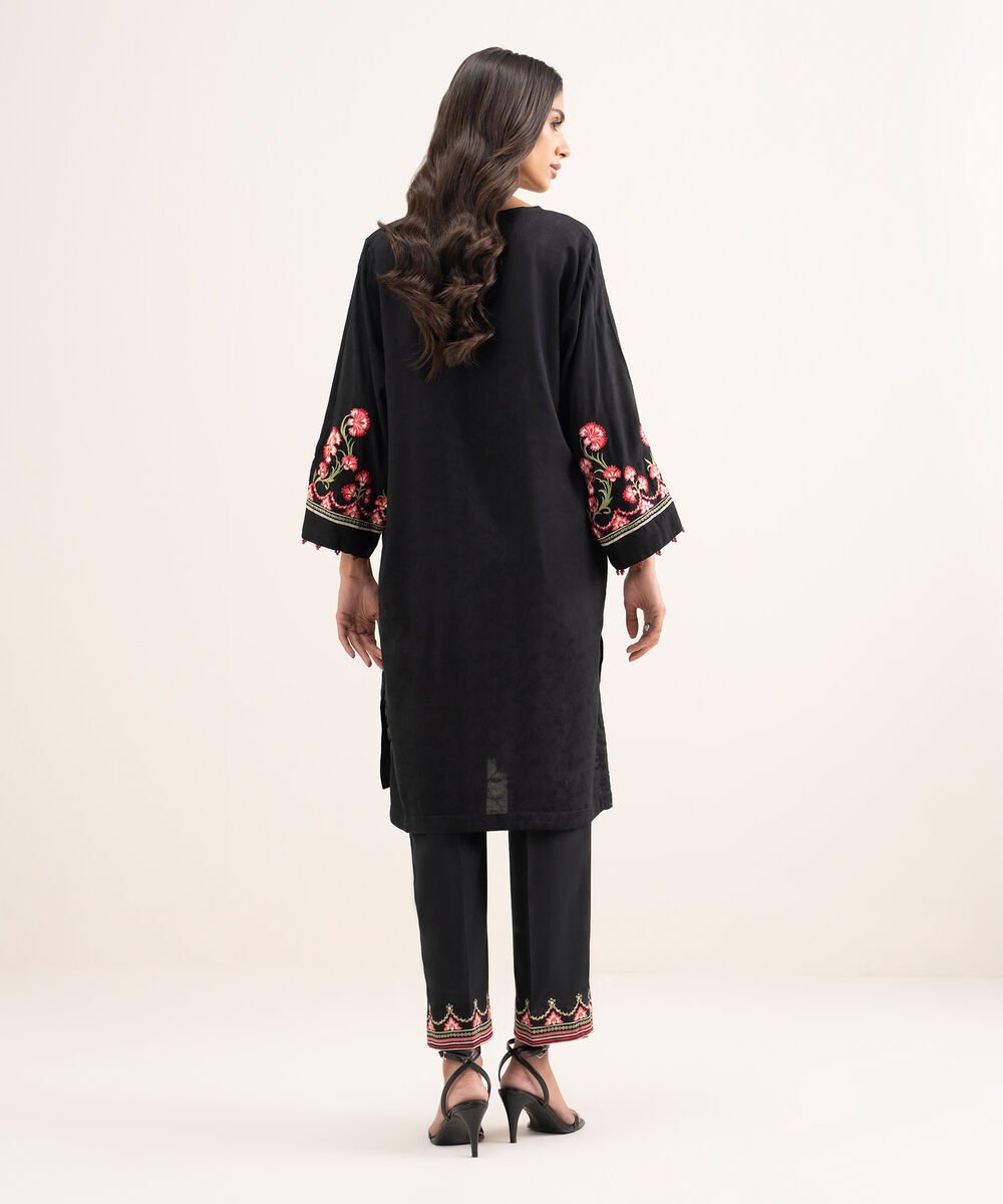 Embroidered Arabic Jacquard Shirt