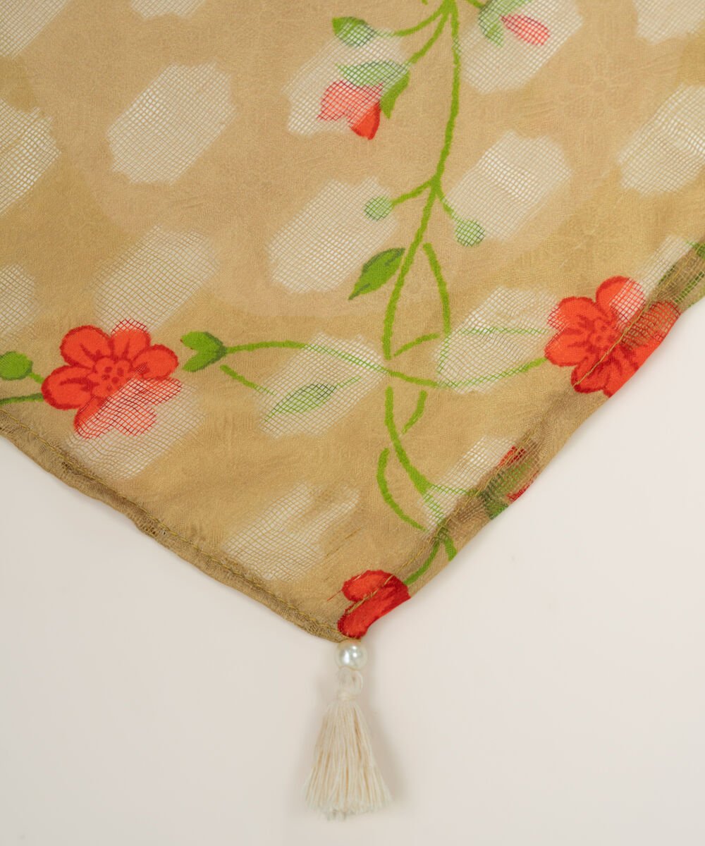 Printed Jacquard Dupatta