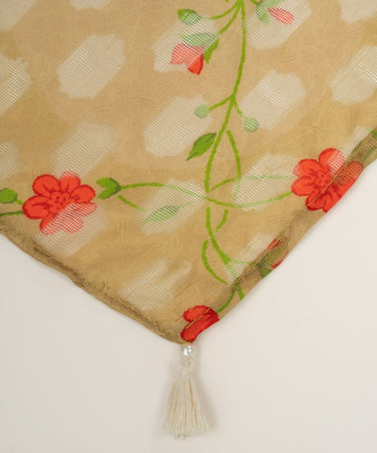 Printed Jacquard Dupatta